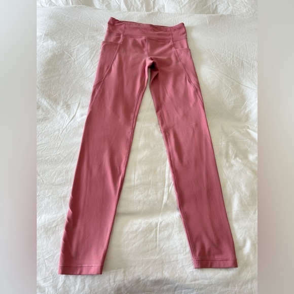 Athleta Girl | SZ XL (14) High Rise Stash Your Treasures Tight Legging Pink - Picture 1 of 7